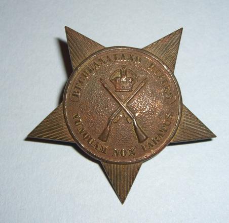 Bechuanaland Rifles Bronze Slouch Hat Badge, Worn 1902 - 1913