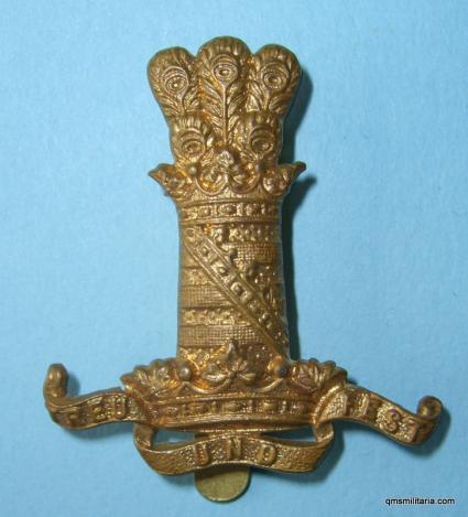 11th ( Prince Albert's Own ) Hussars Other Rank 's Brass Cap Badge