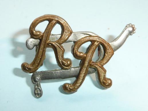 The City of London Imperial Yeomanry ( Rough Riders ) Bi Metal Field Service Cap Badge  - Slider