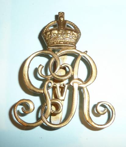 Norfolk Yeomanry ( King's Own Royal Regiment ( KORR ) ) GV Brass Cap Badge