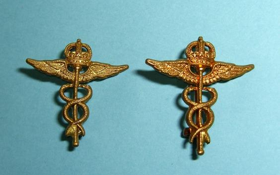 Royal Air Force ( RAF ) Medical Services Officer Collar Badges, pre 1952