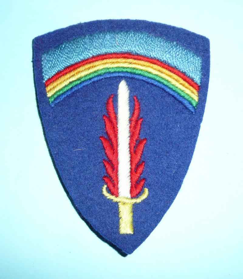 WW2 US Army SHAEF Embroidered Cloth Formation Sign