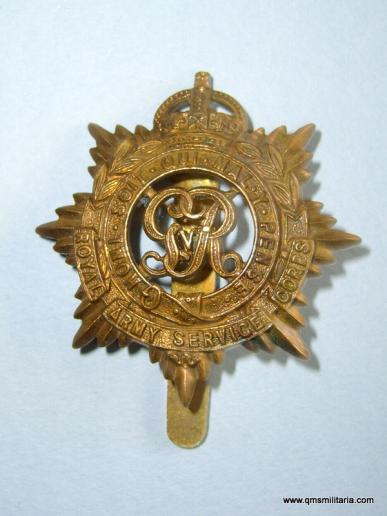Royal Army Service Corps ( RASC ) Other Ranks Cap Badge - George V
