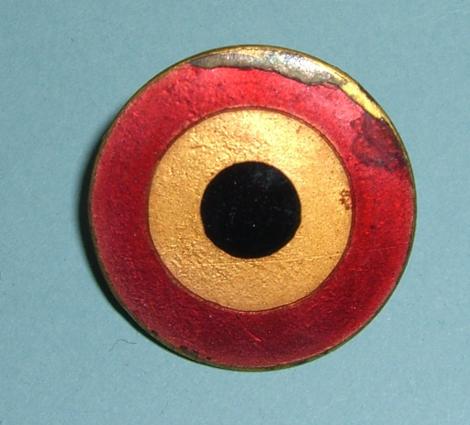 WW2 Home Front  - Belgian Forces in UK  Patriotic Cockade Rondel Pin Lapel Badge