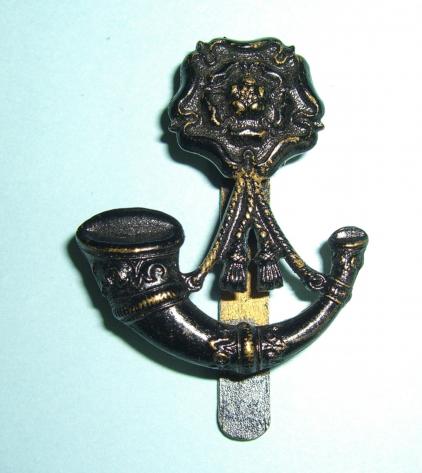 6th Rifle Battalion ( Territorial Force) Kings Regiment ( Liverpool ) Blackened Brass Cap Badge