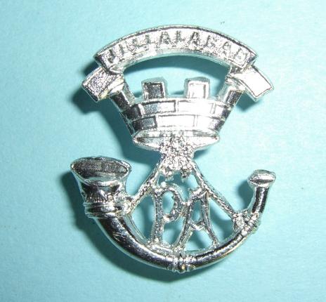 Somerset Light Infantry - anodised Aluminium AA collar badge, left facing, pre 1966