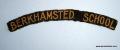 Berkhamsted School OTC Woven Cloth Shoulder Title