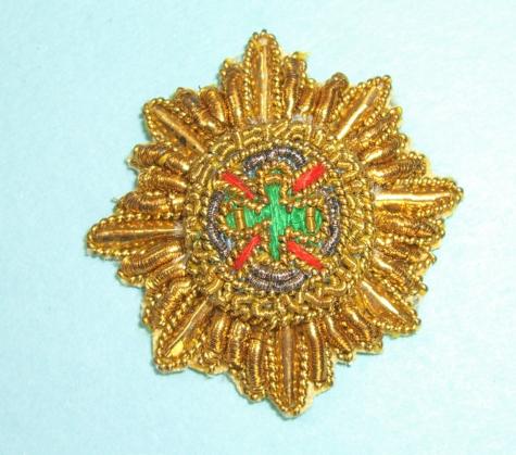 Gold Bullion Irish Guards Officer's Rank Star / Pip