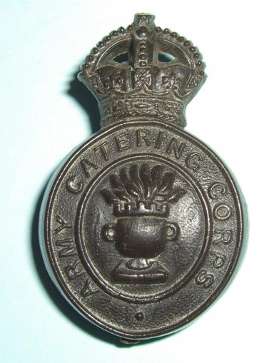WW2 Army Catering Corps ( ACC ) Plastic Economy Cap Badge