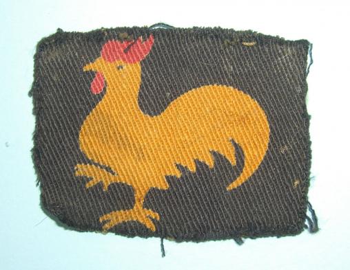 Korean War - 40th Infantry Division Printed  Cloth Formation Sign