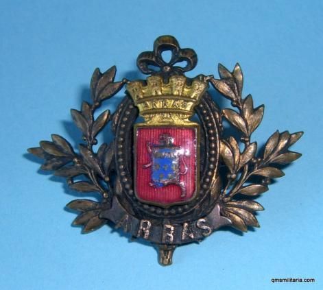WW1 Souvenir Arras Town French Battle Pin Brooch Badge