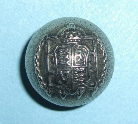 The 16th County of London Battalion ( Queen's Westminster Rifles )  Silver Plated Officer's Ball Button