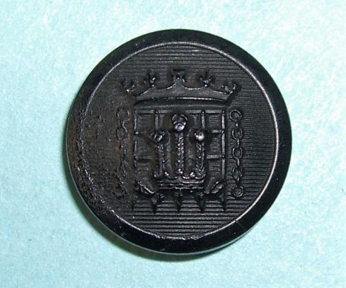 The 16th County of London Battalion ( Queen's Westminster and Civil Service Rifles ) Officer's Black Medium Pattern Button