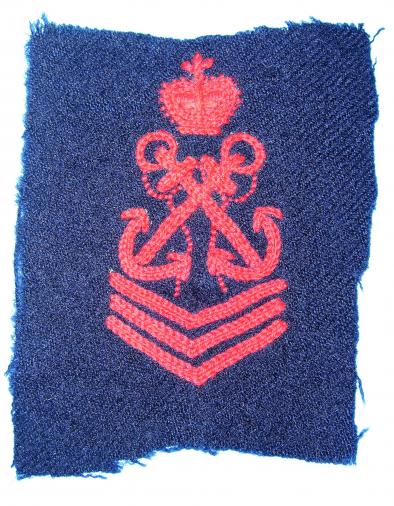 Royal Navy ( RN ) Victorian 1st Class Petty Officer’s rank badge
