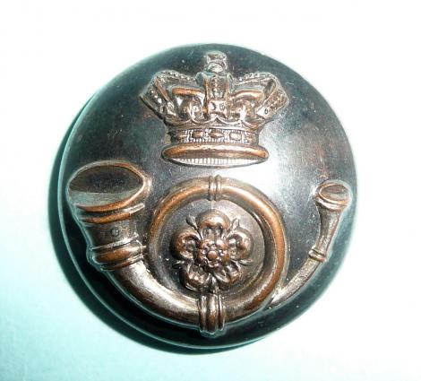QVC King's Own Yorkshire Light Infantry (  K.O.Y.L.I.) Officers Silver Plated Large Pattern Button