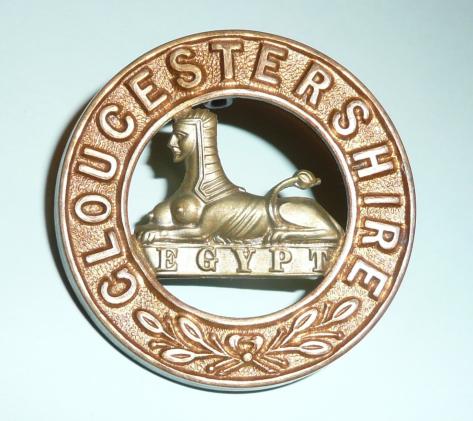 The Gloucestershire Regiment Bi-Metal Helmet Plate Centre (HPC)