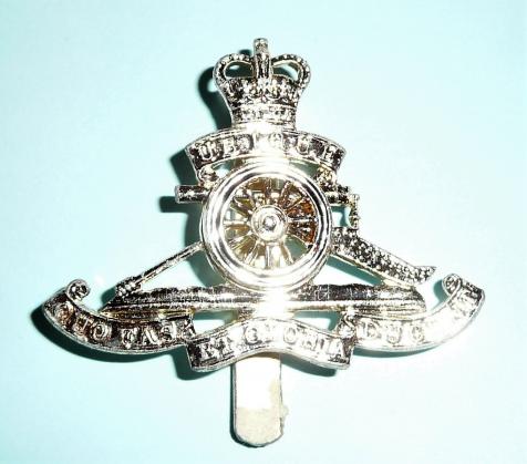 QEII Royal Artillery Anodised Small Beret Badge - Firmin London