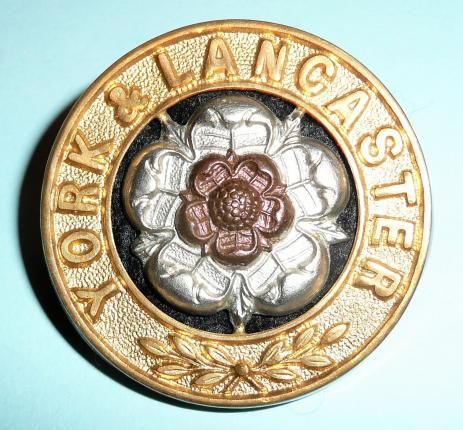 York & Lancaster Regiment Bi-Metal Helmet Plate Centre (HPC)