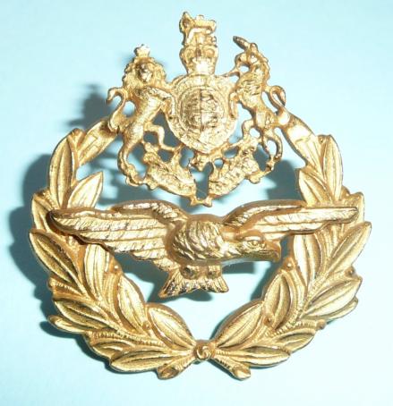 Stunning Full Dress Royal Air Force RAF Master Aircrew Gilt Wrist Badge, QEII Crown