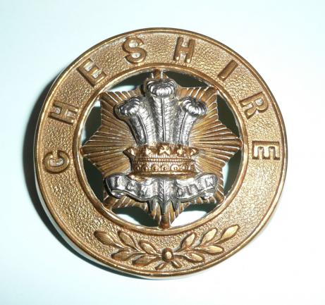 The Cheshire Regiment Bi-Metal Helmet Plate Centre (HPC)