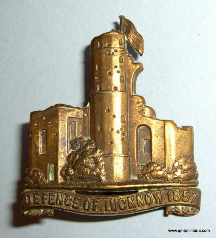 Indian Army Auxiliary Forces - Lucknow Volunteer Rifles Bronze Cap Badge