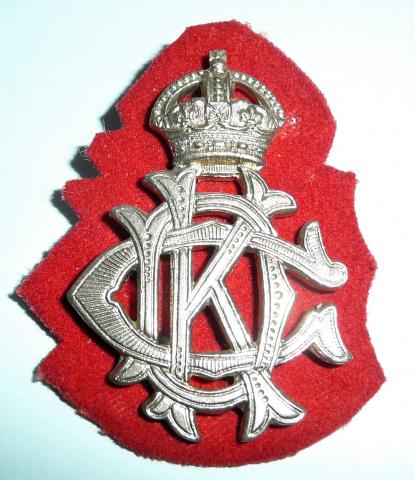 1st King's Dragoon Guards NCO's White Metal 3rd Pattern Arm Badge