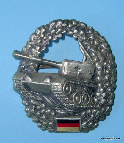 Modern German Army Panzertruppe / PanzerjagertruppeTank Badge, post WW2