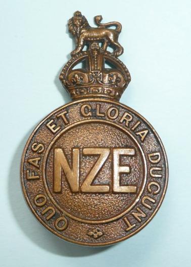 WW1 New Zealand Engineers ( NZE ) Tunnelling Company Cap Badge