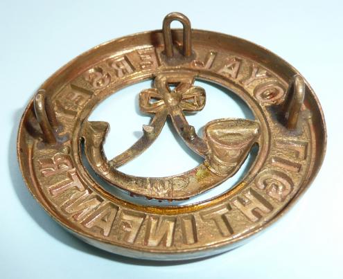 Royal Jersey Light Infantry Militia Gilding Metal Helmet Plate Centre (HPC)