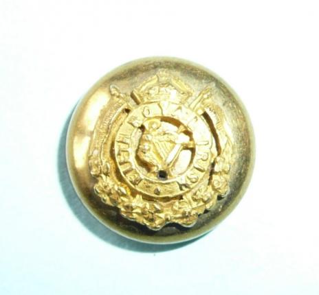 5th Royal Irish Lancers Officer's Small Pattern Gilt Button