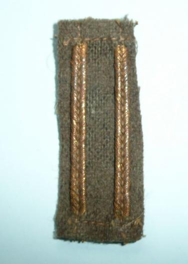 WW1 Double Bullion on Khaki Wound Stripe 