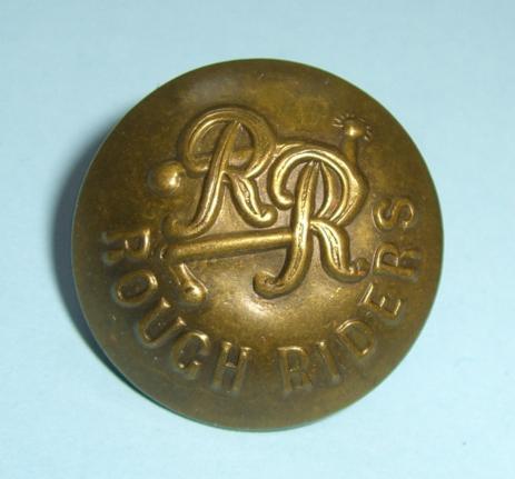 City of London Yeomanry ( Rough Riders ) Other Ranks Large Pattern Brass Button