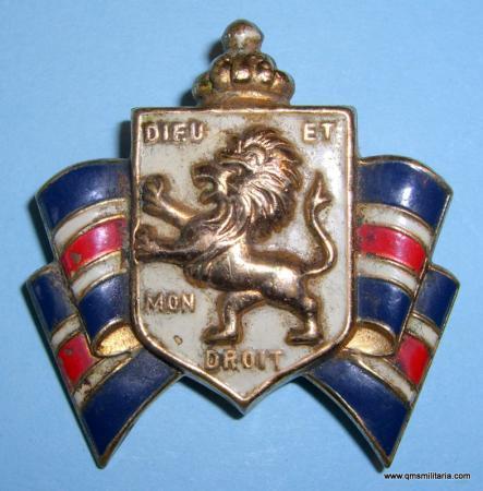 WW2 Hone Front - USA American Fund Raising - Bundles For Britain Pin Badge Brooch