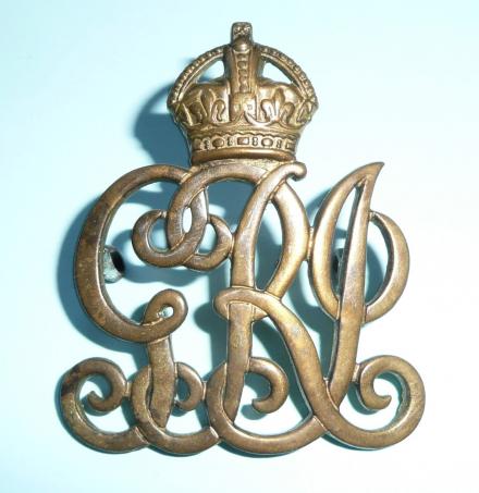 Indian Army - General Officer's Staff Gilt Brass Cap Badge - UK Made