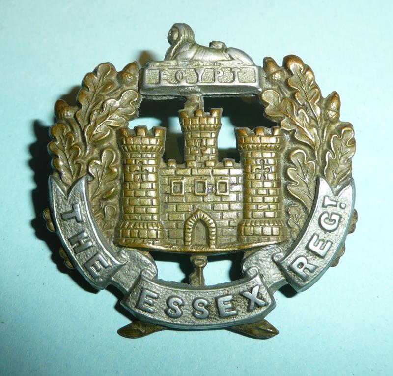 The Essex Regiment  (44th & 56th Foot) - Victorian / Edwardian Regimental Castle Pattern Other Ranks Cap Badge