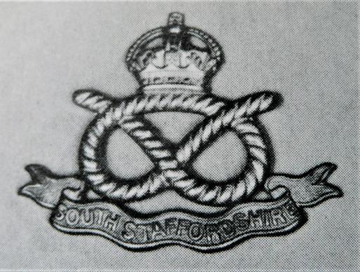 The South Staffordshire Regiment ( 38th & 80th Foot) Other Ranks Bi-metal Cap Badge