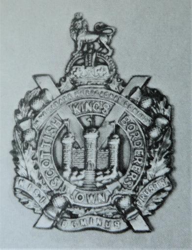 Kings Own Scottish Borderers ( KOSB ) (25th Foot) - Smaller Pattern Other Ranks White Metal Glengarry Badge