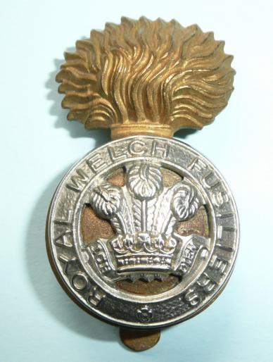 The Royal Welch Fusiliers (23rd Foot) - 2nd Pattern Other Ranks Bi-metal Cap Badge