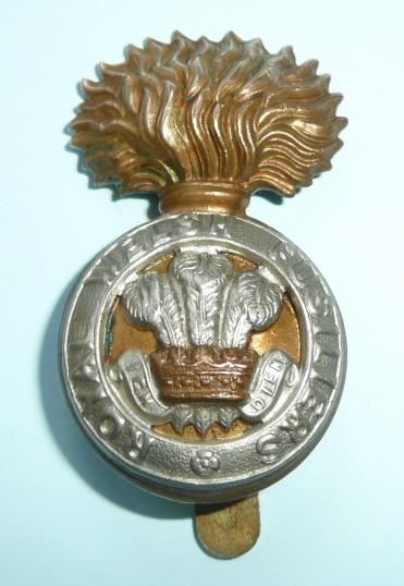 The Royal Welsh Fusiliers (RWF) (23rd Foot) - 1st Pattern, Other Ranks Bi-metal Cap Badge
