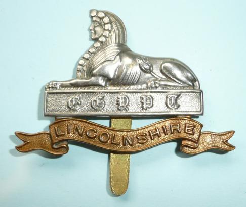 The Lincolnshire Regiment (10th Foot) Other Ranks Bi-metal Cap Badge
