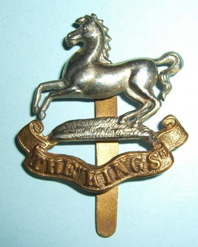 The Kings (Liverpool Regiment) (8th Foot) Other Ranks Bi Metal Cap Badge