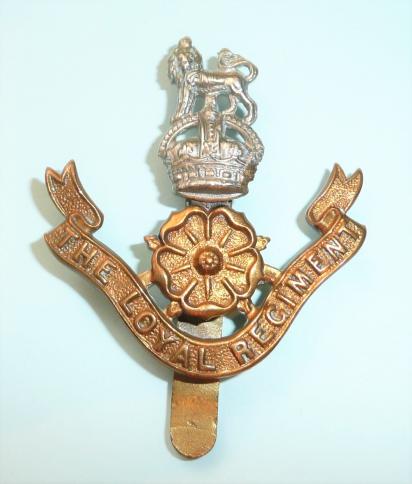 The Loyal Regiment (North Lancashire) Other Ranks Bi-Metal Cap Badge