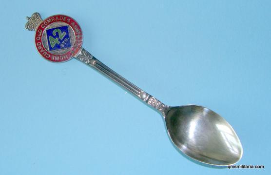 Home Guard Old Comrades Association Silver Plated Spoon - 42 (County of London) Battalion