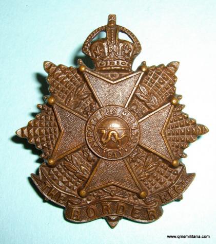 Royal Cumberland Militia ( 3rd Border Regiment ) Militia Officers OSD Bronze Cap Badge