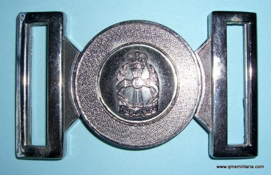Queen Alexandras Royal Army Nursing Corps ( QARANC ) White Metal Waist Belt Clasp ( WBC ) Buckle