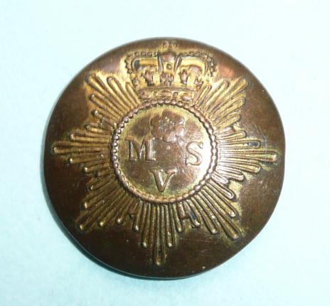 Napoleonic Manchester & Salford Volunteers Officers Large Tunic Button