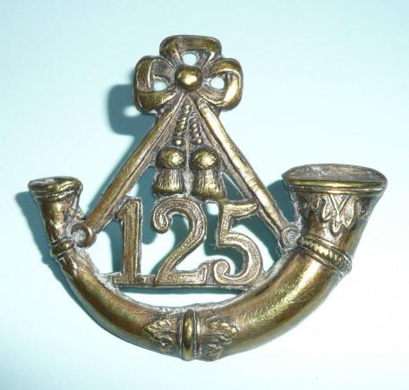 WW1 Indian Army - 125th Napier Rifles Officers Collar Badge