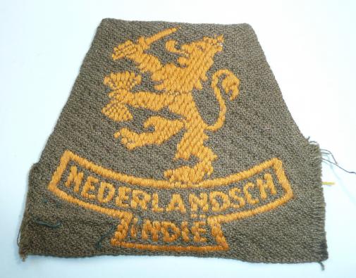 WW2 Era Netherlands Dutch East Indies Cloth Formation Sign Flash