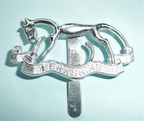 Berkshire Territorials Silver Anodised Aluminium Cap Badge