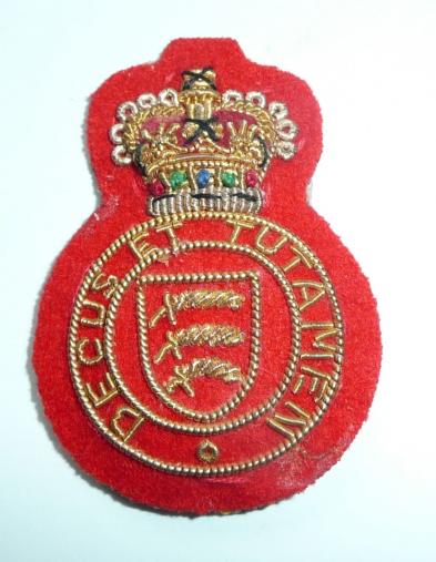 Essex Yeomanry NCO Padded Bullion and Silk Arm badge, QEII issue